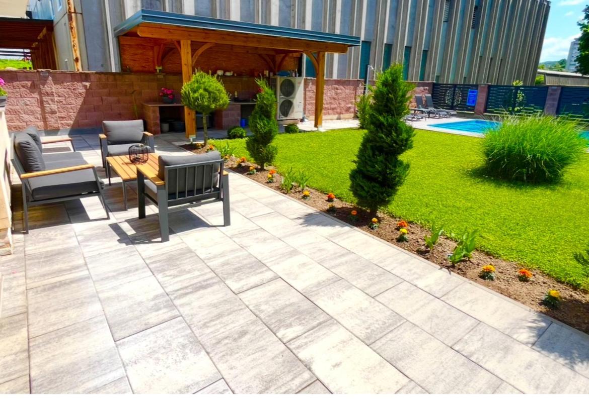 Villa Moste With Pool & Ev Station Lubiana Esterno foto